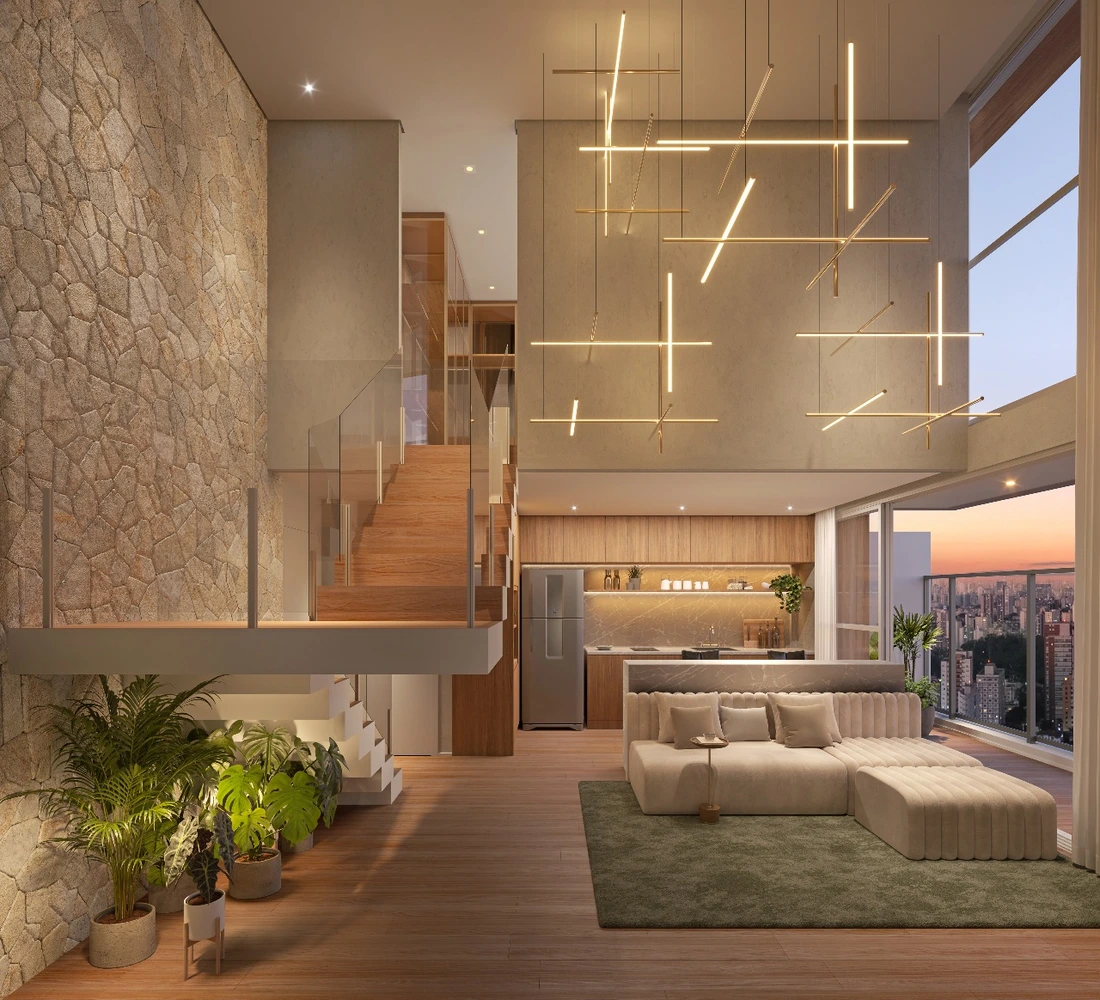 1 SUÍTE DUPLEX DE 84m² — apartamento decorado do The Rose Collection