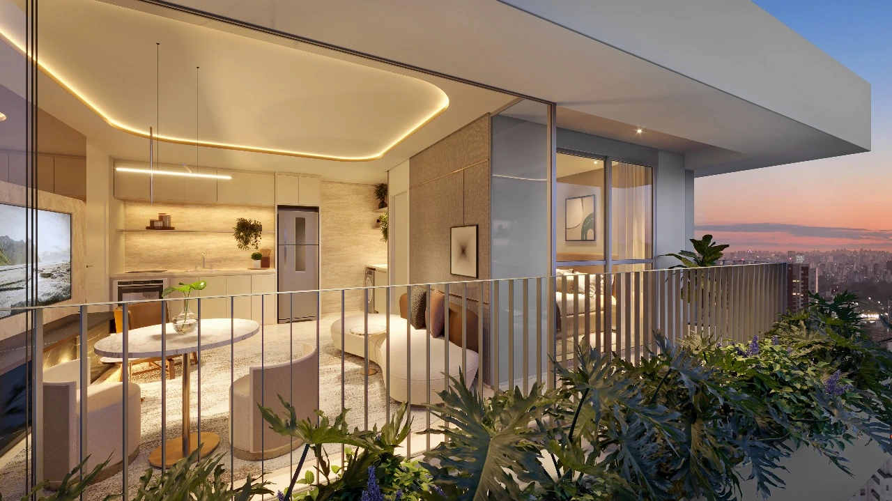 1 DORM.  37 M² — apartamento decorado do The Rose Collection