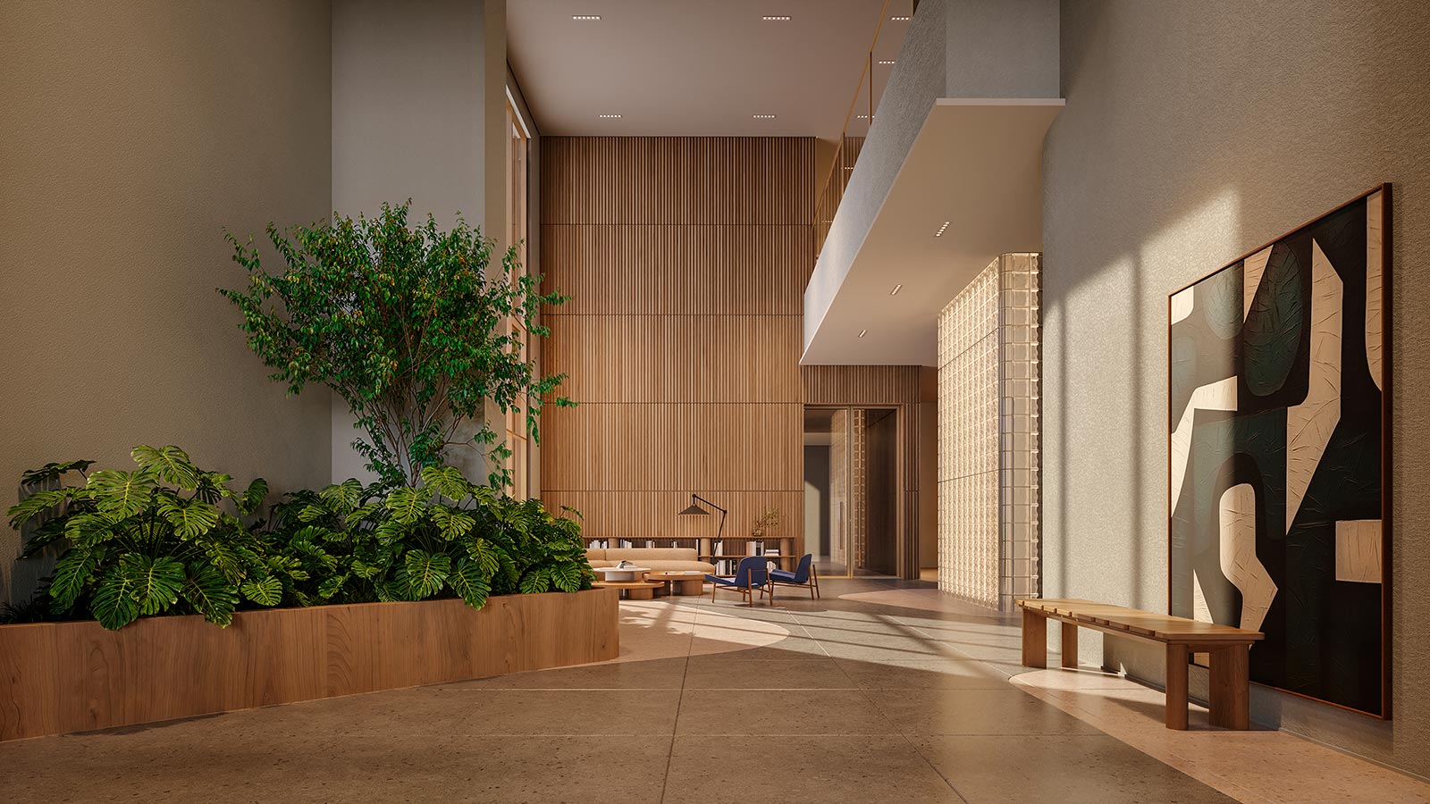 Lobby Atrio do Alameda Mará