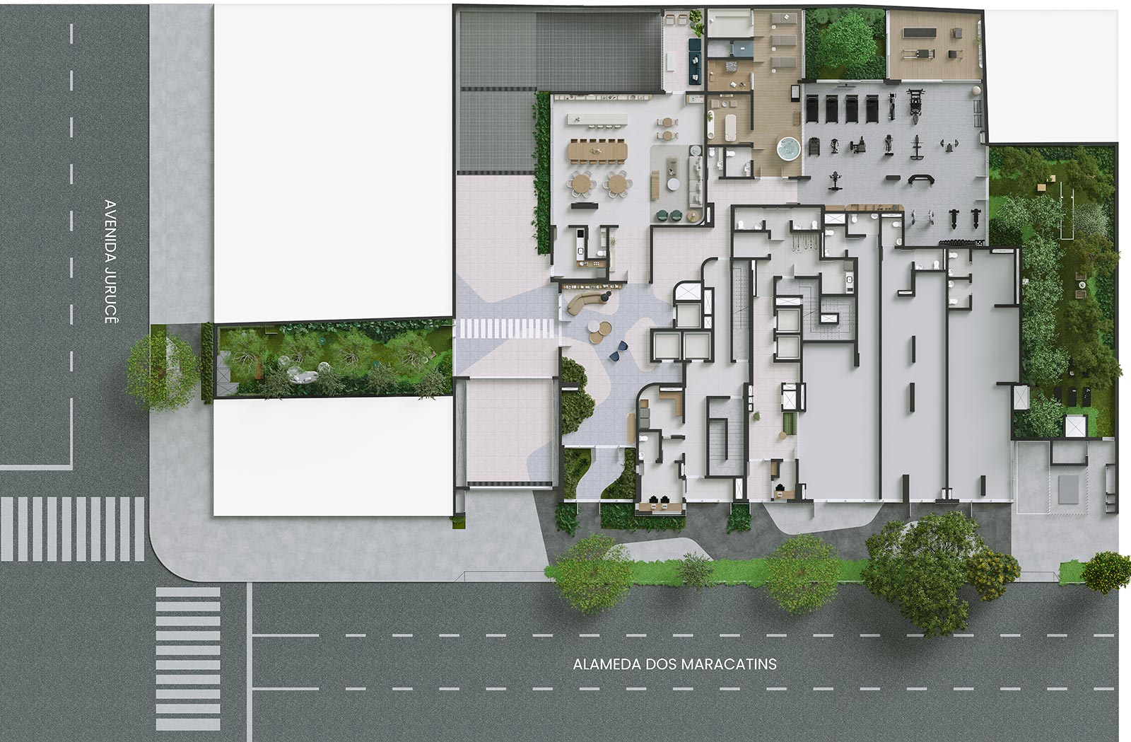 Implantação do Alameda Mará