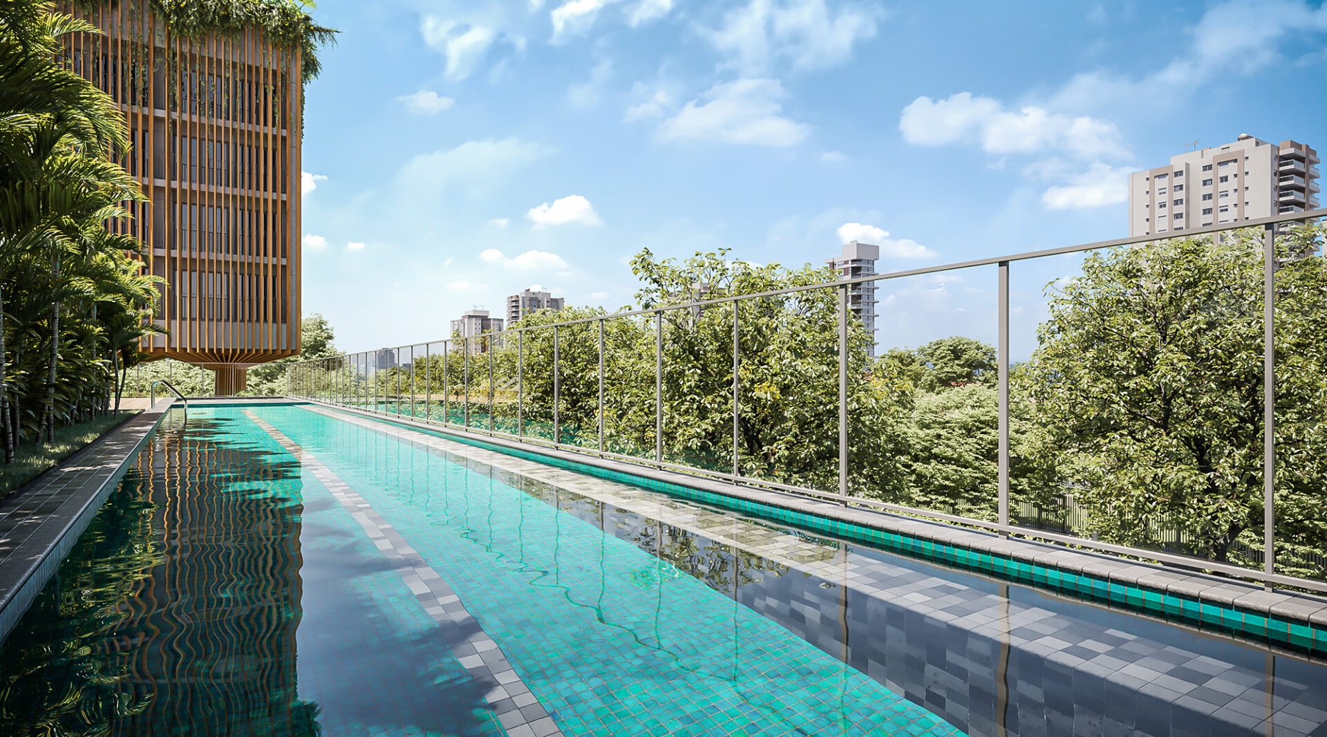 Piscina adulto do Botaní