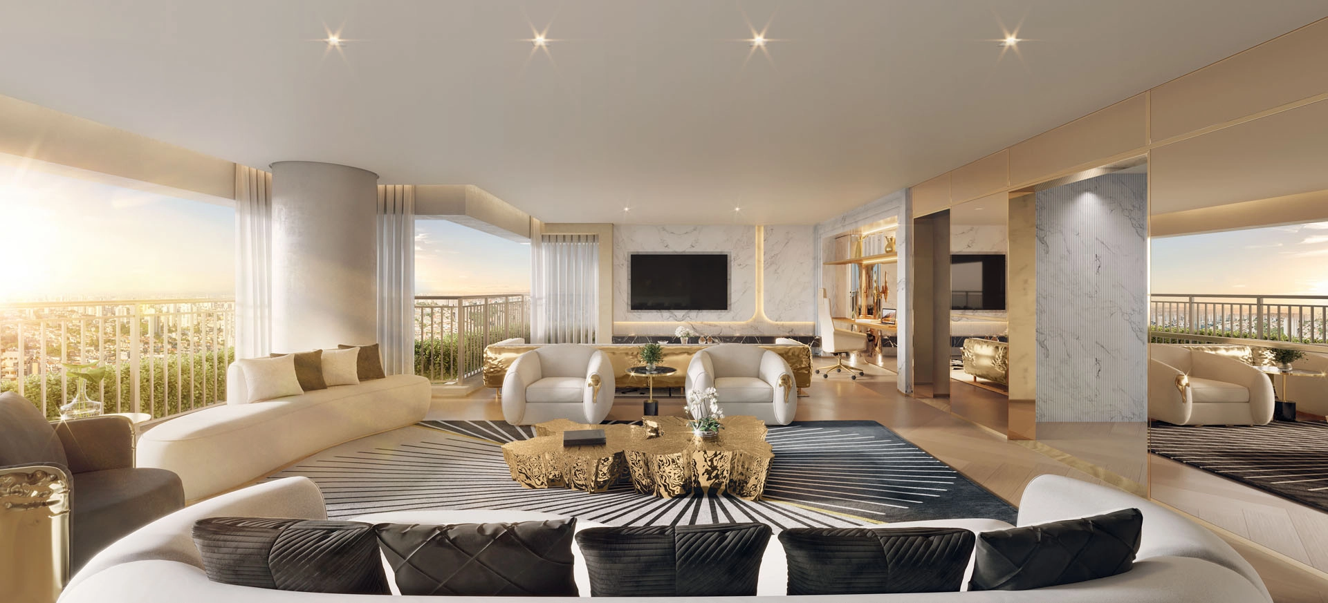 Apartamento de 246 m² do Soleil Residences