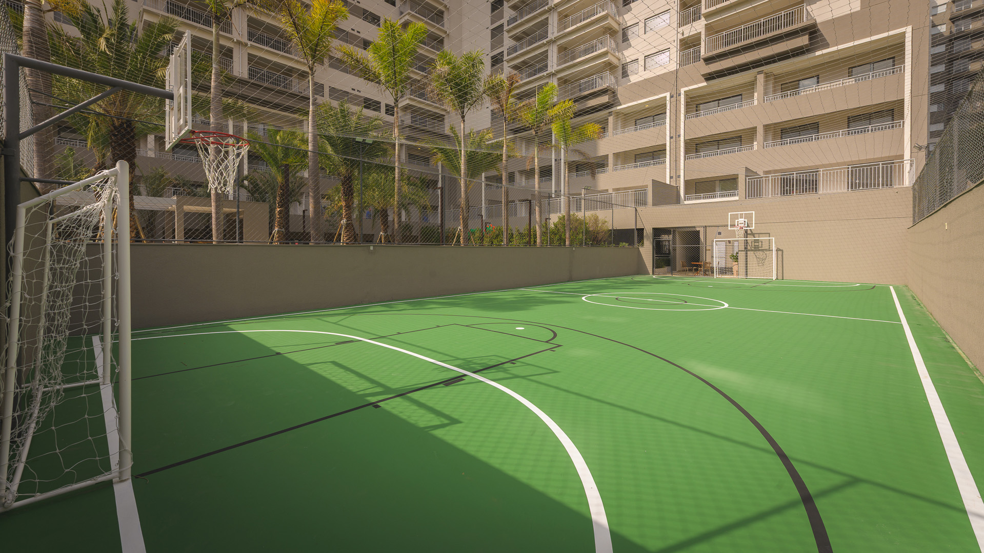Quadra recreativa do Grand Square
