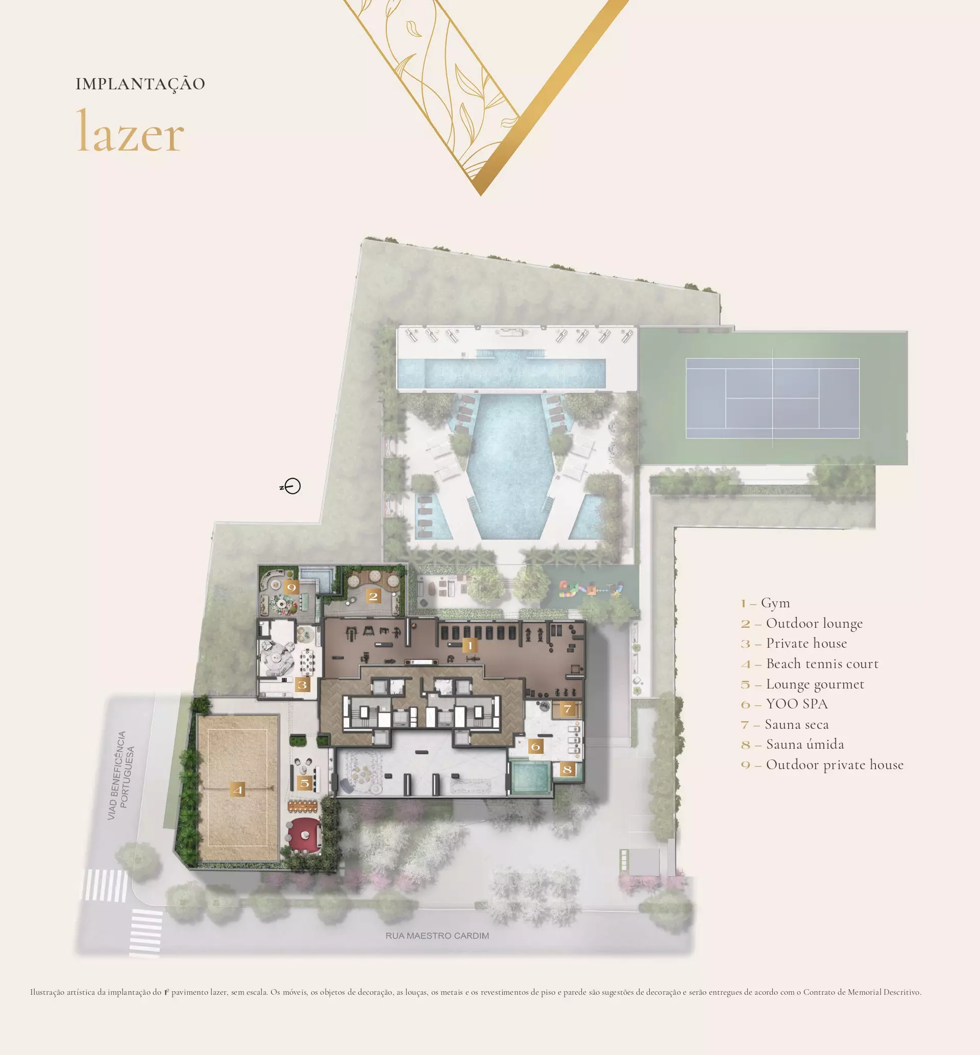 Implantação do Heaven Residences