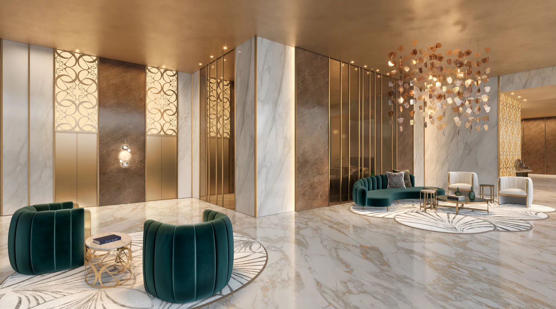 Lobby – torre 1 do Saffire By Elie Saab