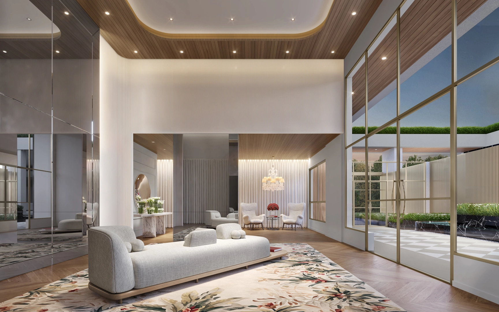 Lobby do Le Six Residences