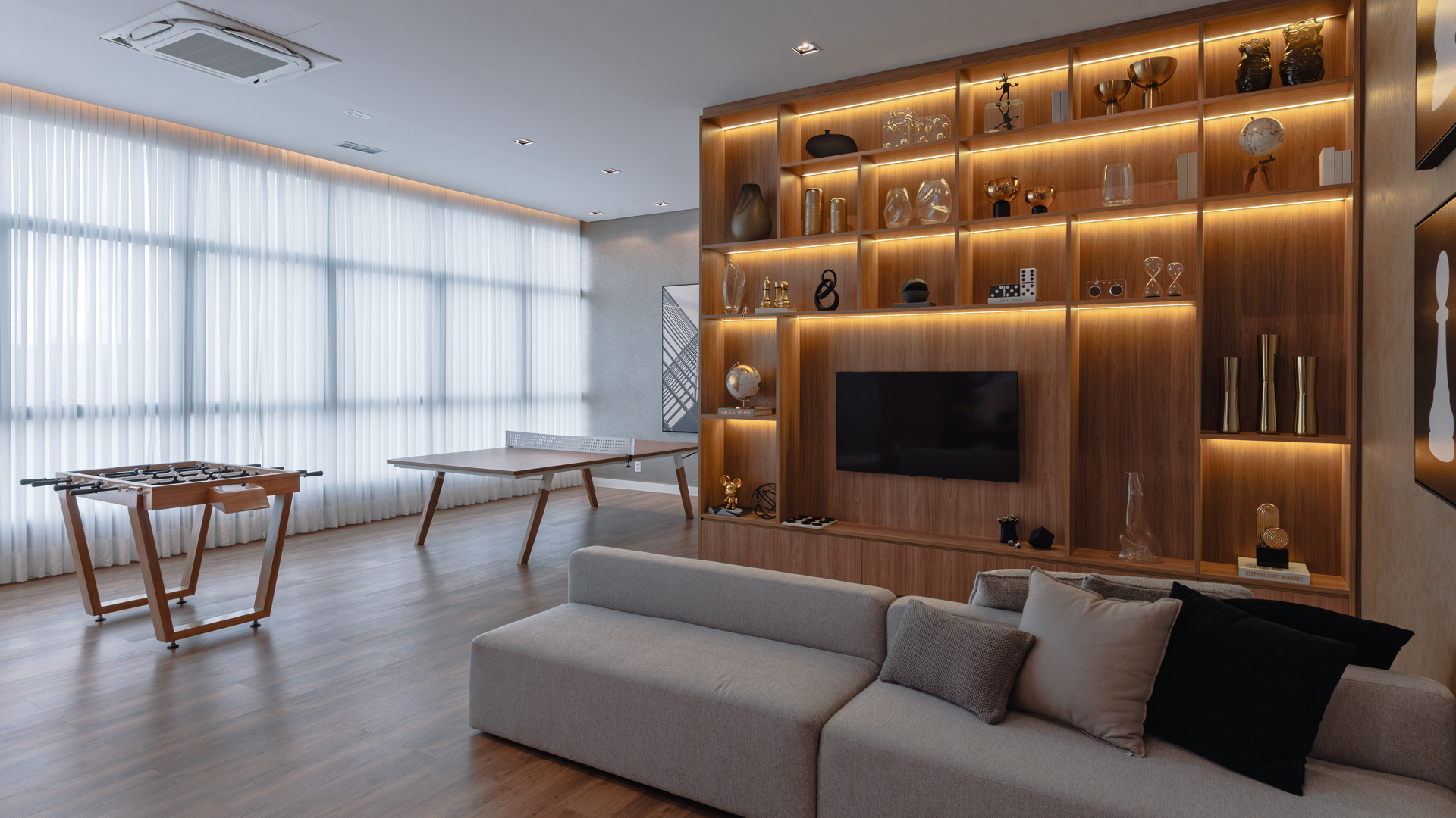 Salão de jogos do Green View Residence