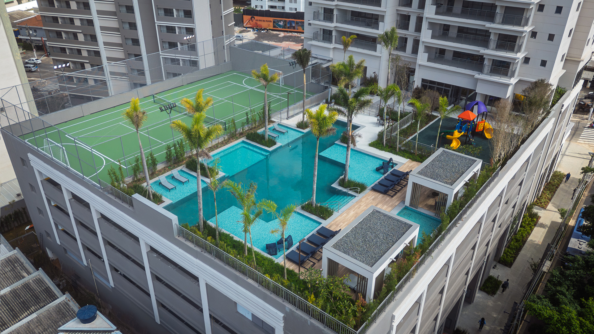 Área de lazer do Green View Residence