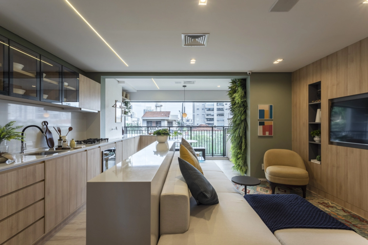 Apartamento decorado de 72 m² do About Vila Mariana
