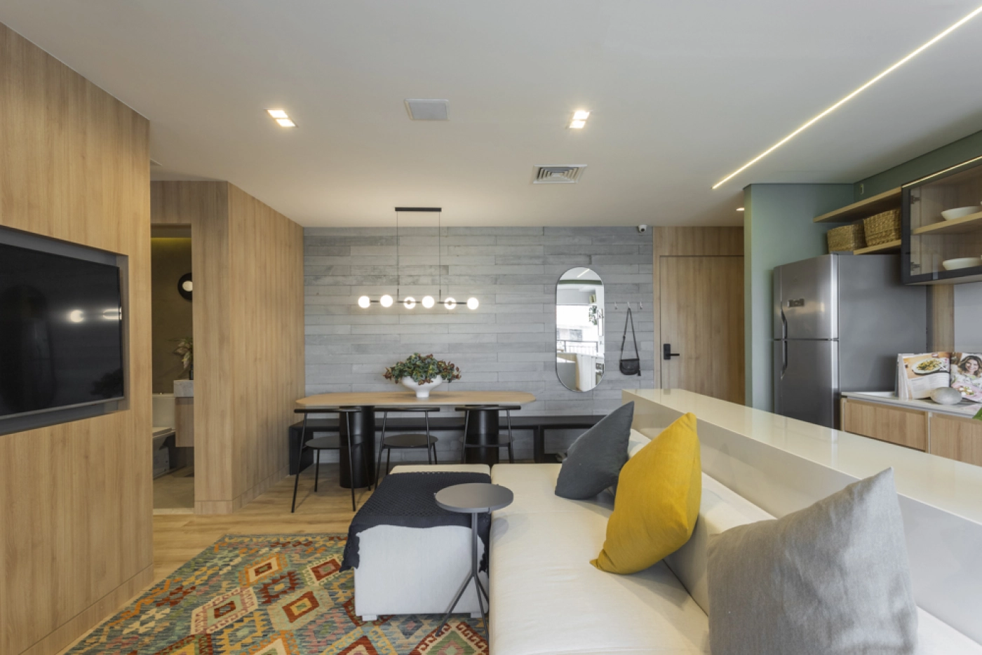 Apartamento decorado de 72 m² do About Vila Mariana
