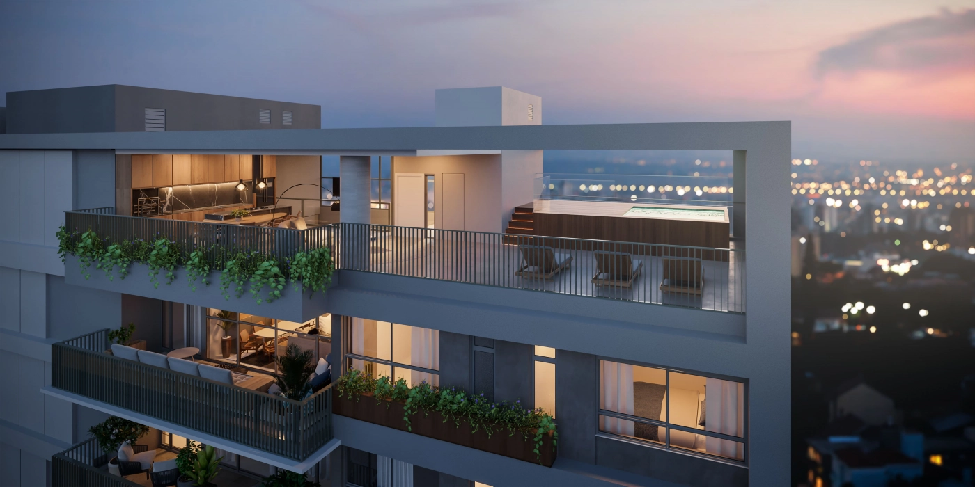 Duplex superior de 360 m² do Biotique Ibirapuera