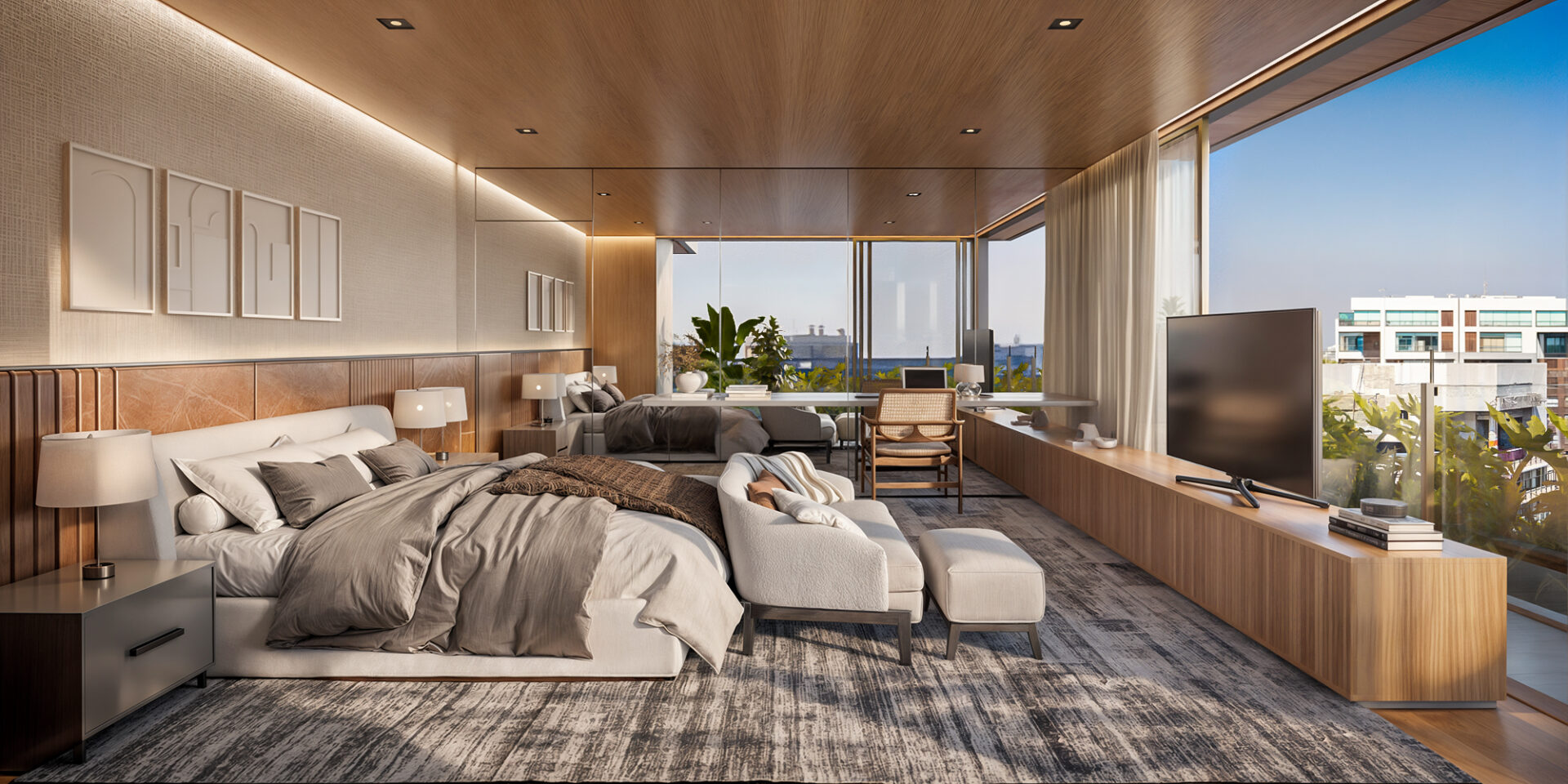 - Apartamento 453m²- Suíte Master do Vista Parque Ibirapuera