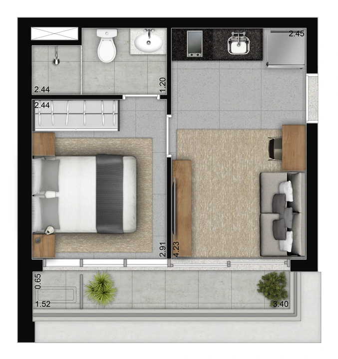 Planta 1 dorm