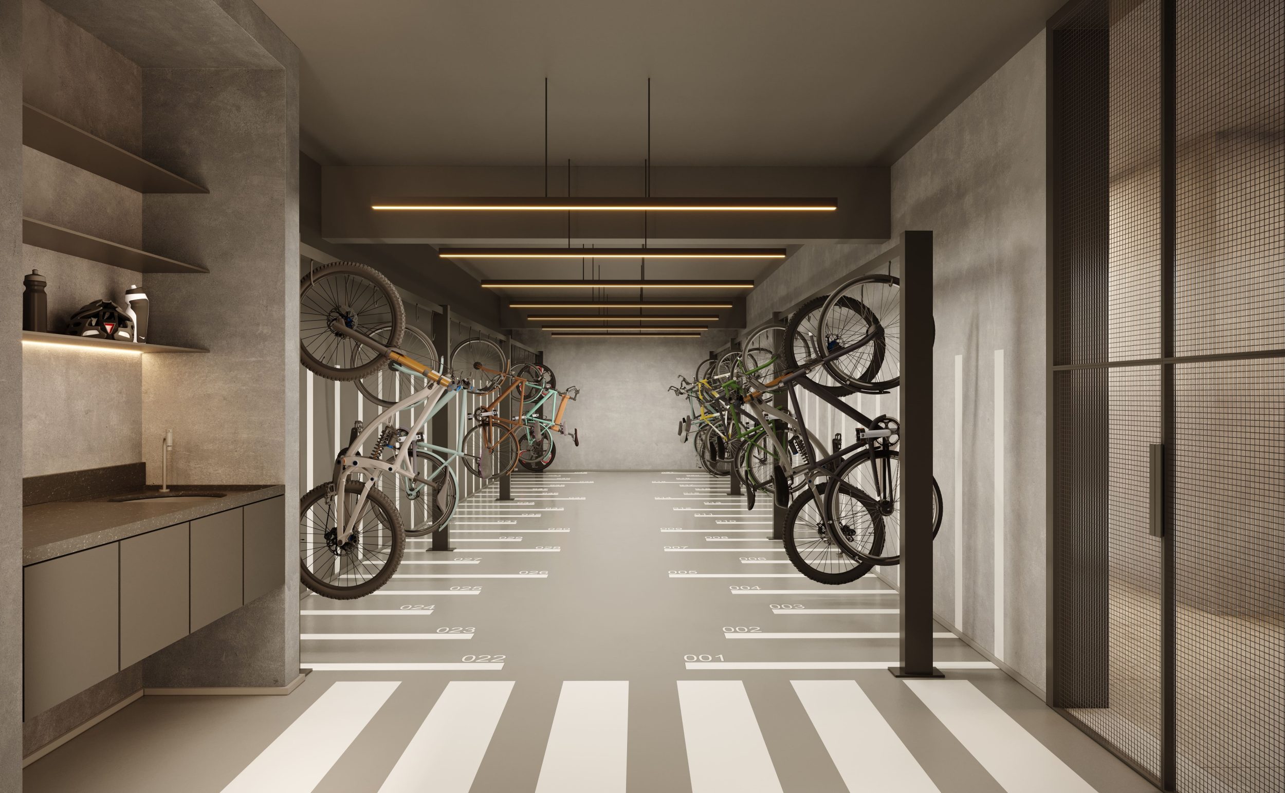 Bicicletário do Moma Studios+