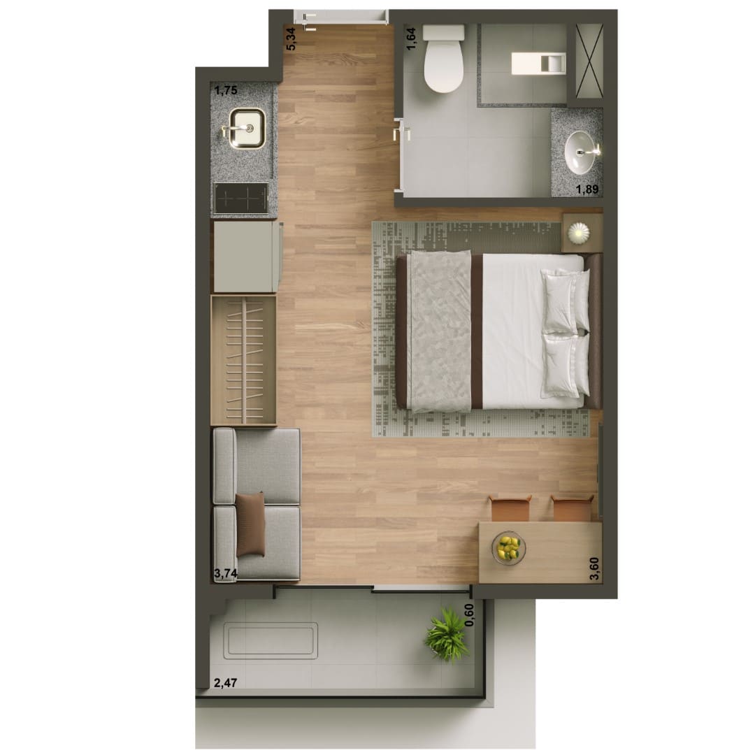 Planta Studio HIS