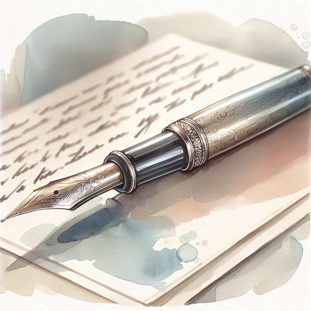 Illustration de l'article : Découvrez le Stylo Plume Parfait pour une Écriture Artistique