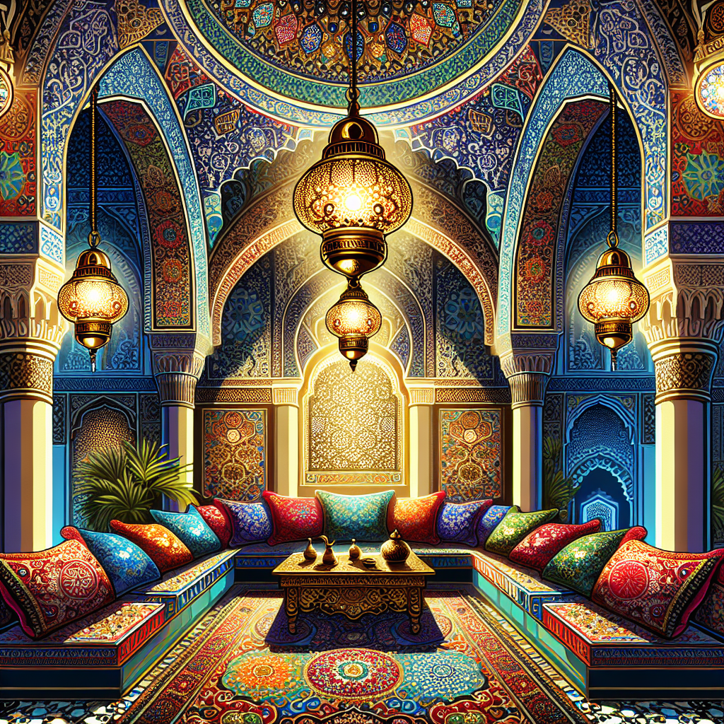 Illustration de l'article : Décoration intérieure orientale : Créez un espace enchanteur