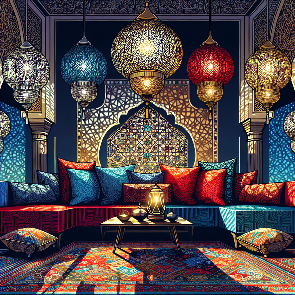 Illustration de l'article : Décoration orientale moderne : Élégance et Raffinement Innovants