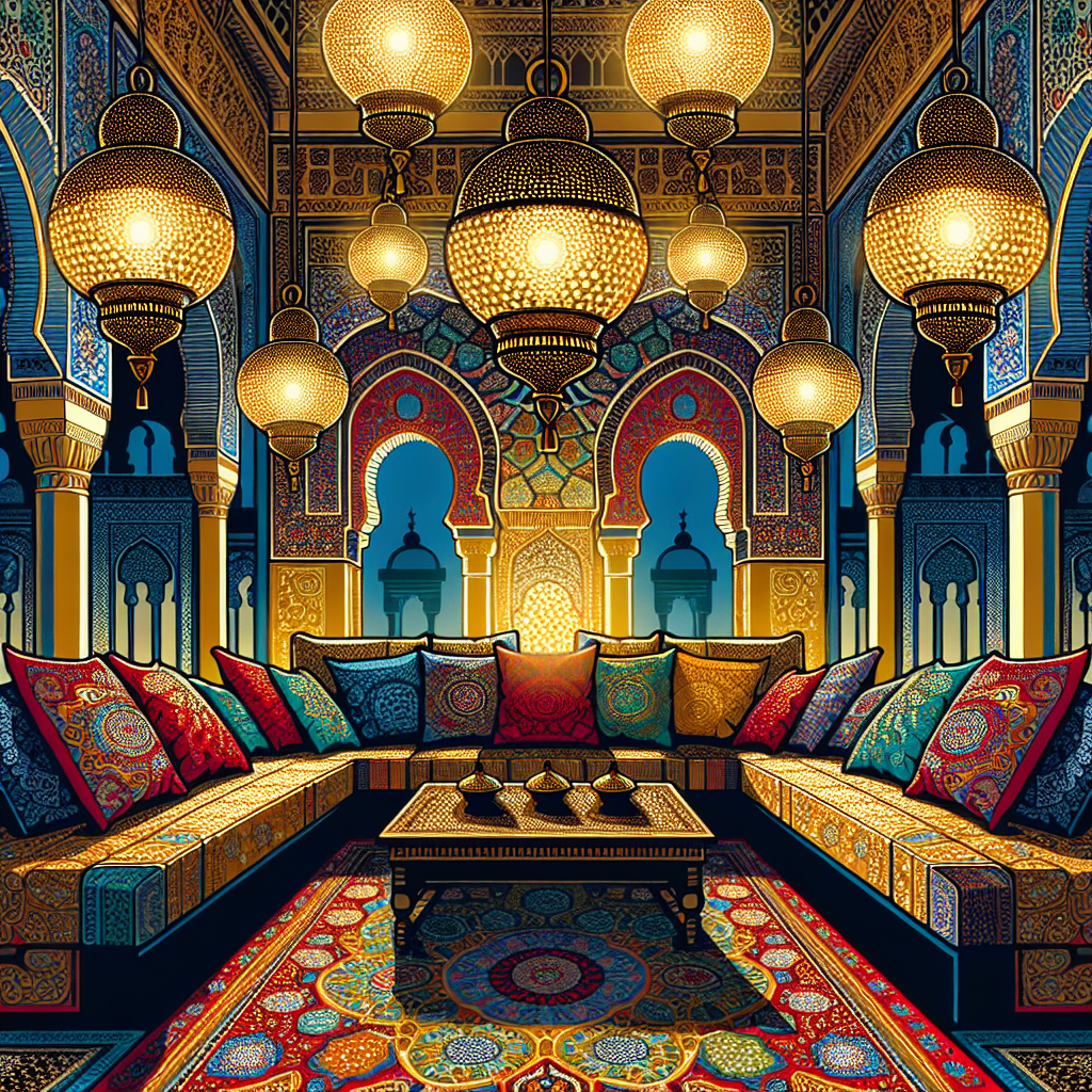 Illustration de l'article : Décoration Intérieure Orientale : Éveillez Vos Sens avec Style