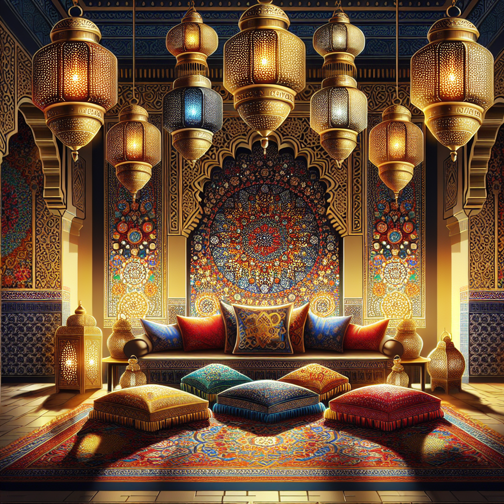 Illustration de l'article : Décoration orientale murale : enrichissez votre intérieur avec style