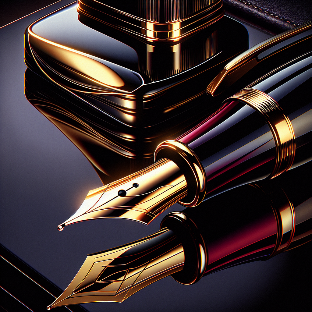 Illustration de l'article : Les Avantages d'un Stylo Plume en Or: Élégance et Performance
