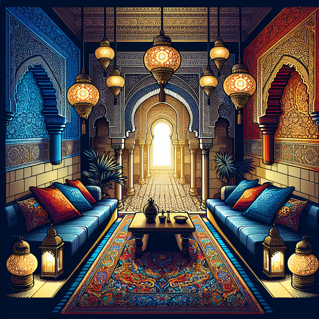Illustration de l'article : Décoration murale orientale : Sublimez Votre Intérieur Exotique