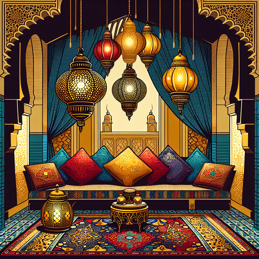 Illustration de l'article : Déco Marocaine Chic : Transformez Votre Intérieur en Oasis de Raffinement