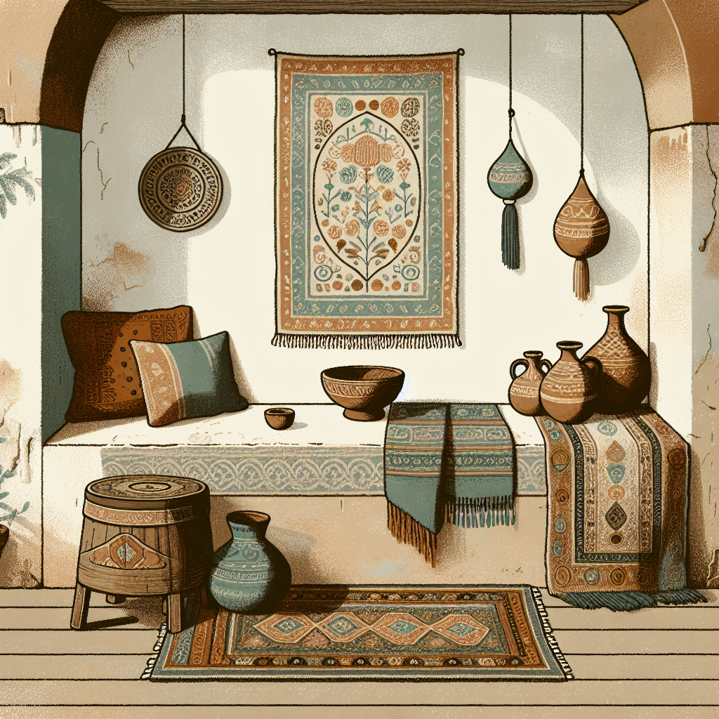 Illustration de l'article : Tapis berbère authentique fabriqué main pour une déco chaleureuse