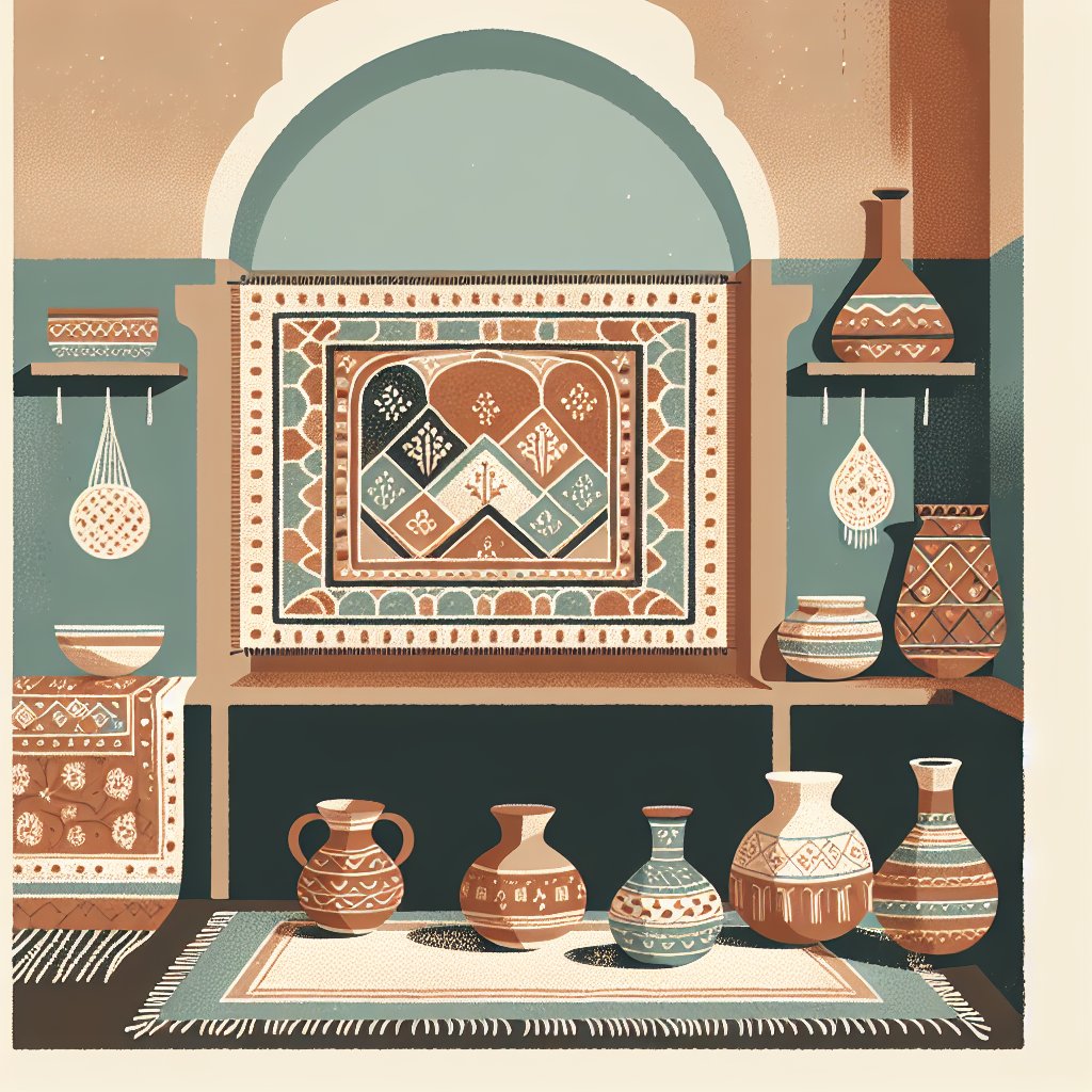 Illustration de l'article : Tapis berbère authentique aux motifs tribaux qui racontent une histoire