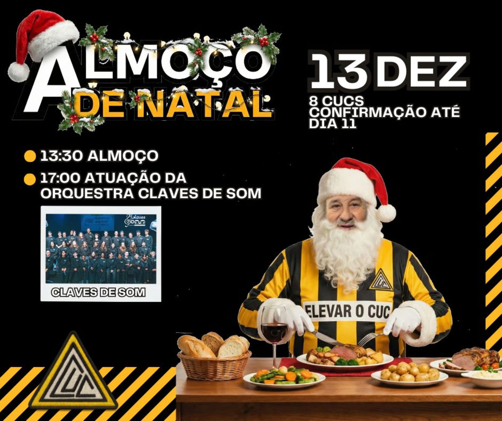 Almoço e concerto de Natal
