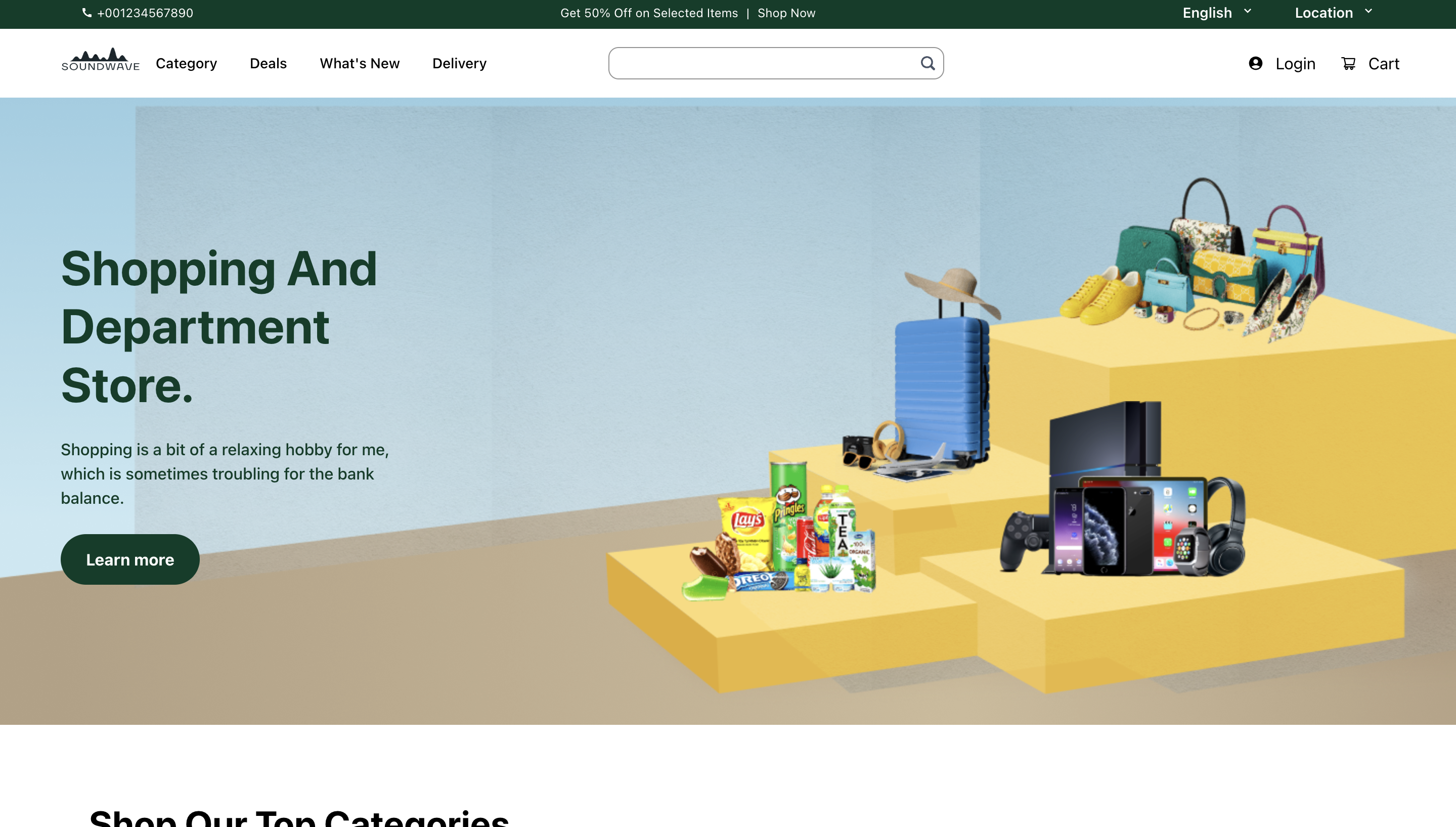 login page