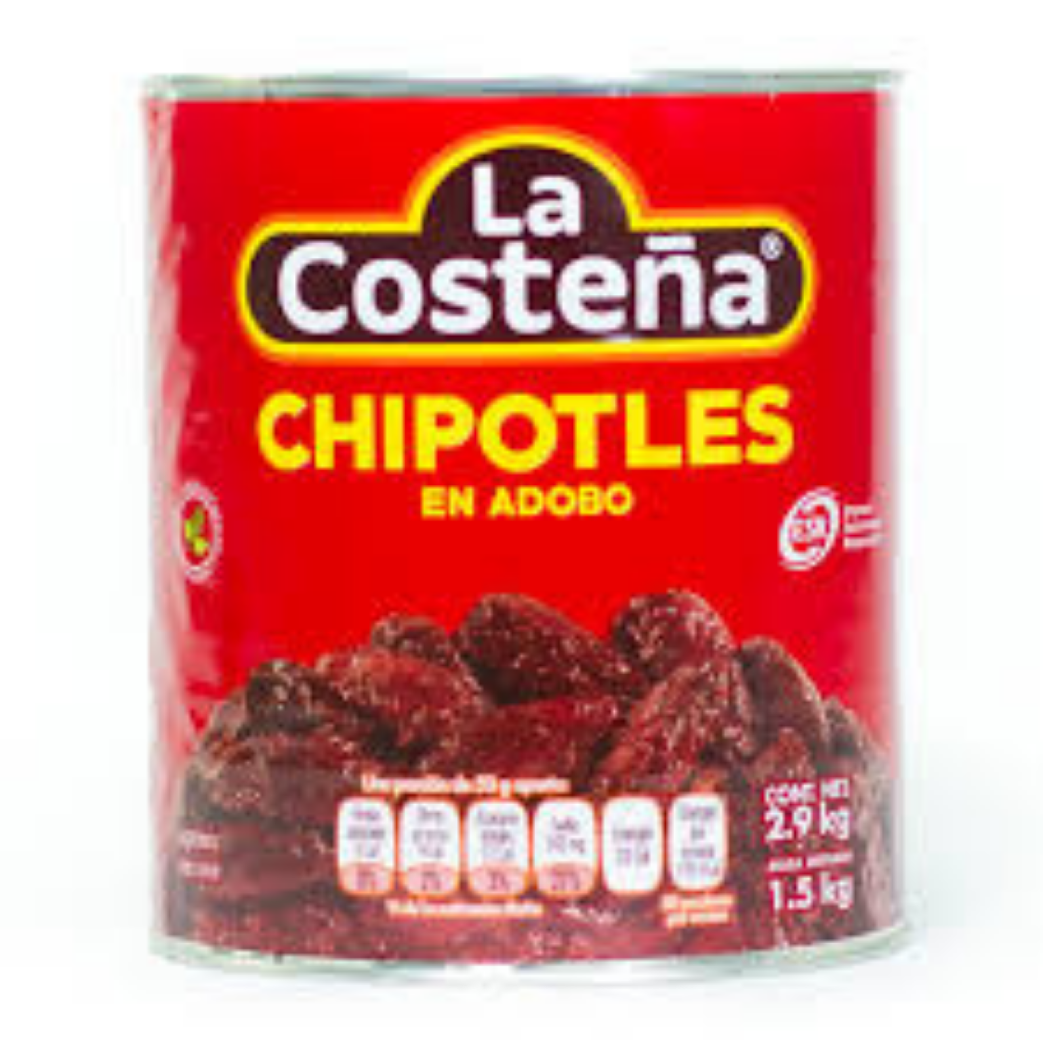 Chipotle en lata 800gr - 0