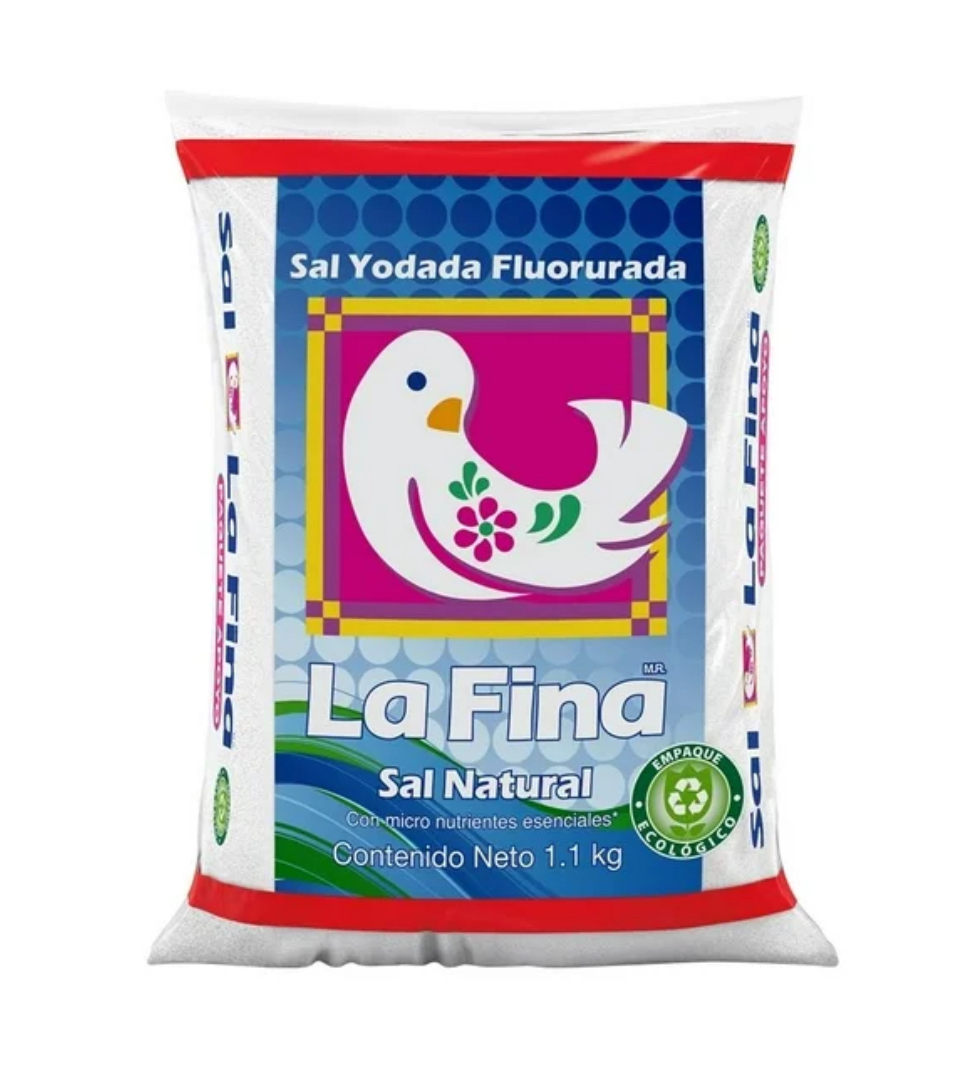 Sal de mesa La fina 1kg - 0