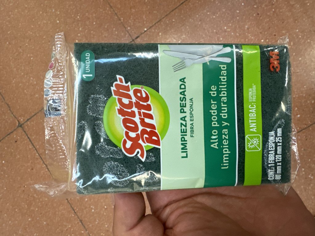 Fibras verdes scotch brite 3M - 0