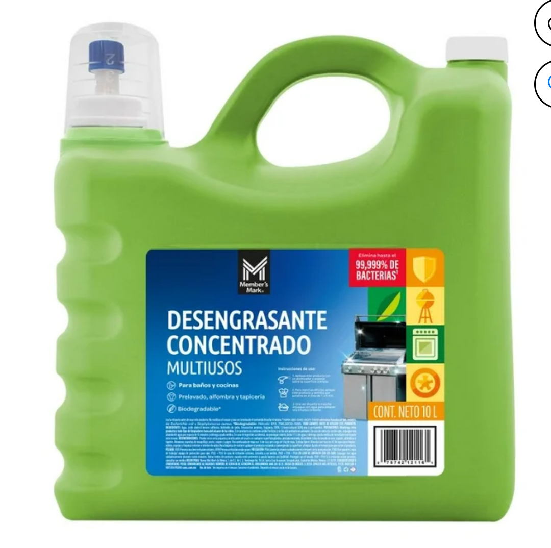 Desengrasante concentrado members 10lt - 0