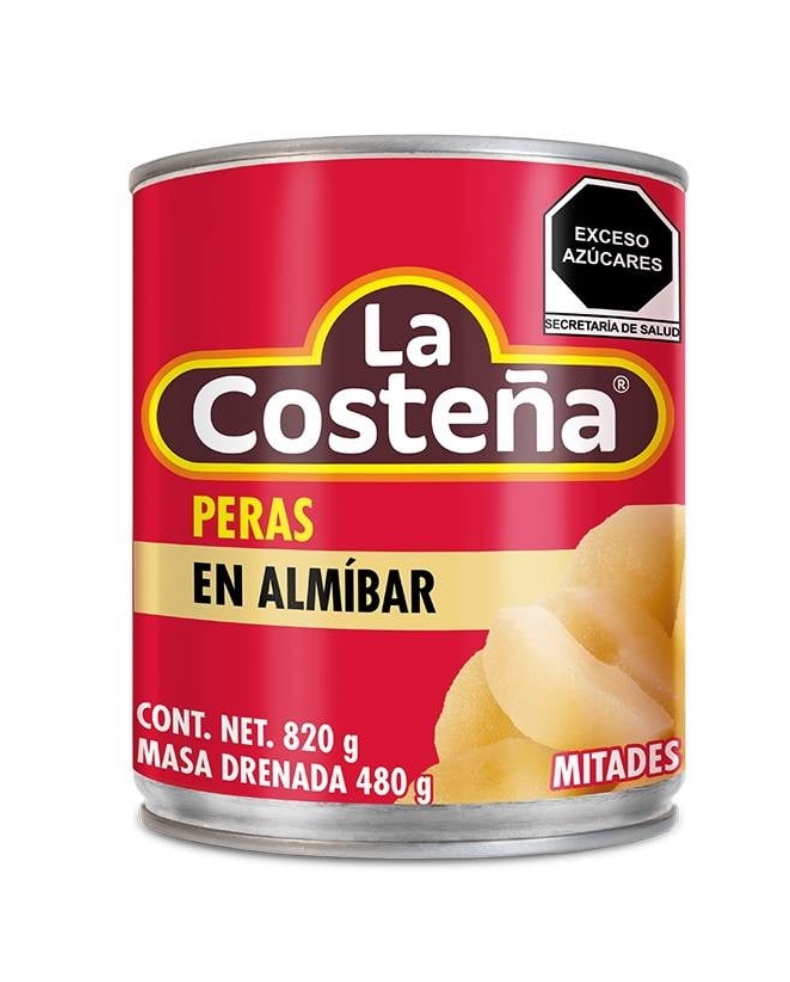 Pera en almíbar La Costeña 820gr - 0