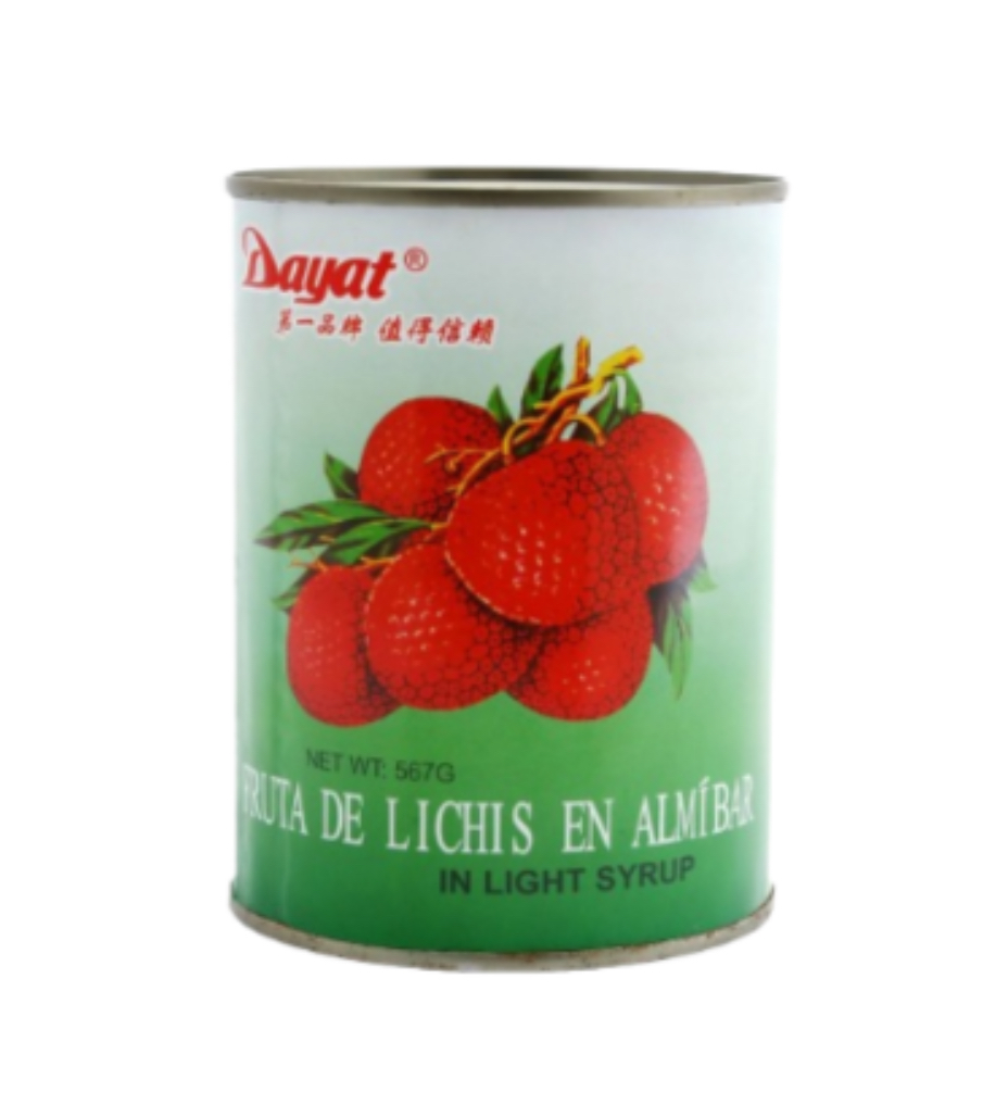 Lichi Lychee en almíbar dayat lata de 567g - 0
