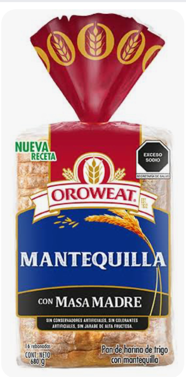 Pan Oroweat Mantequilla - 0