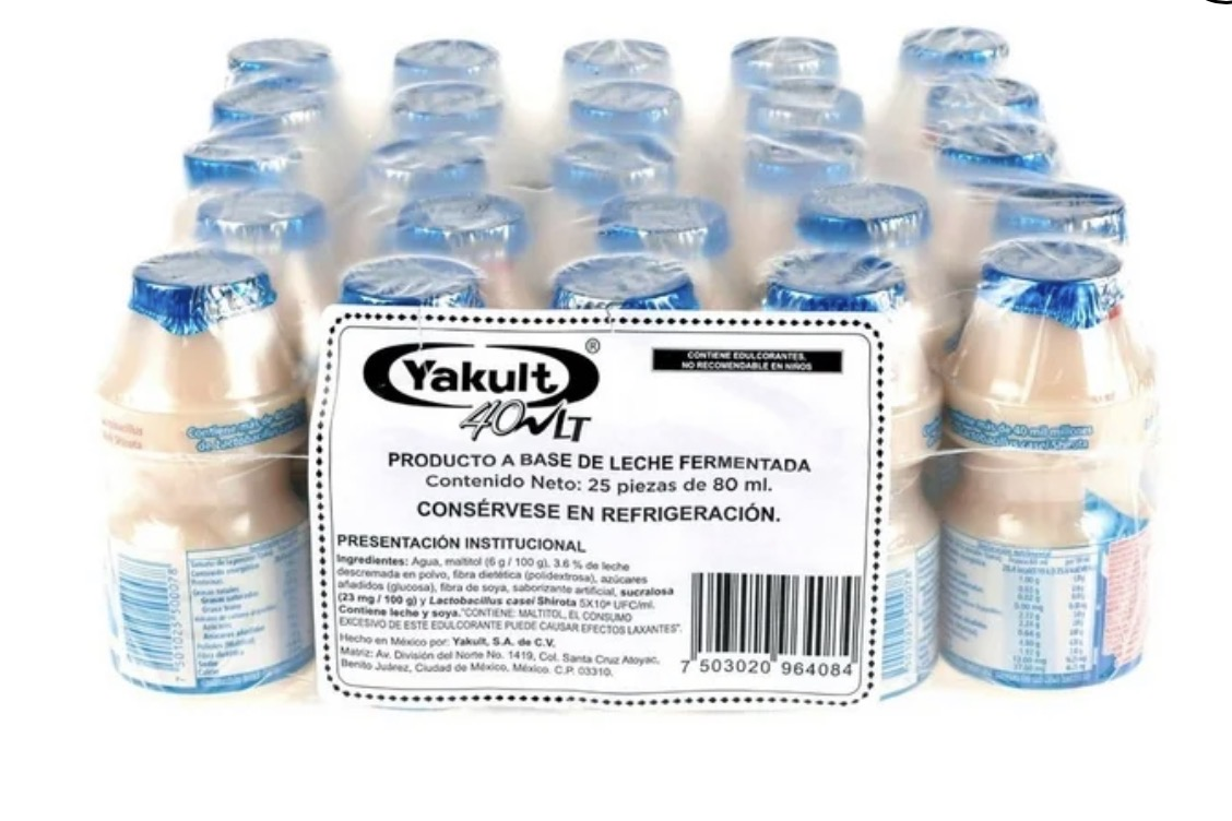 Yakult 40 25pz de 80ml - 0