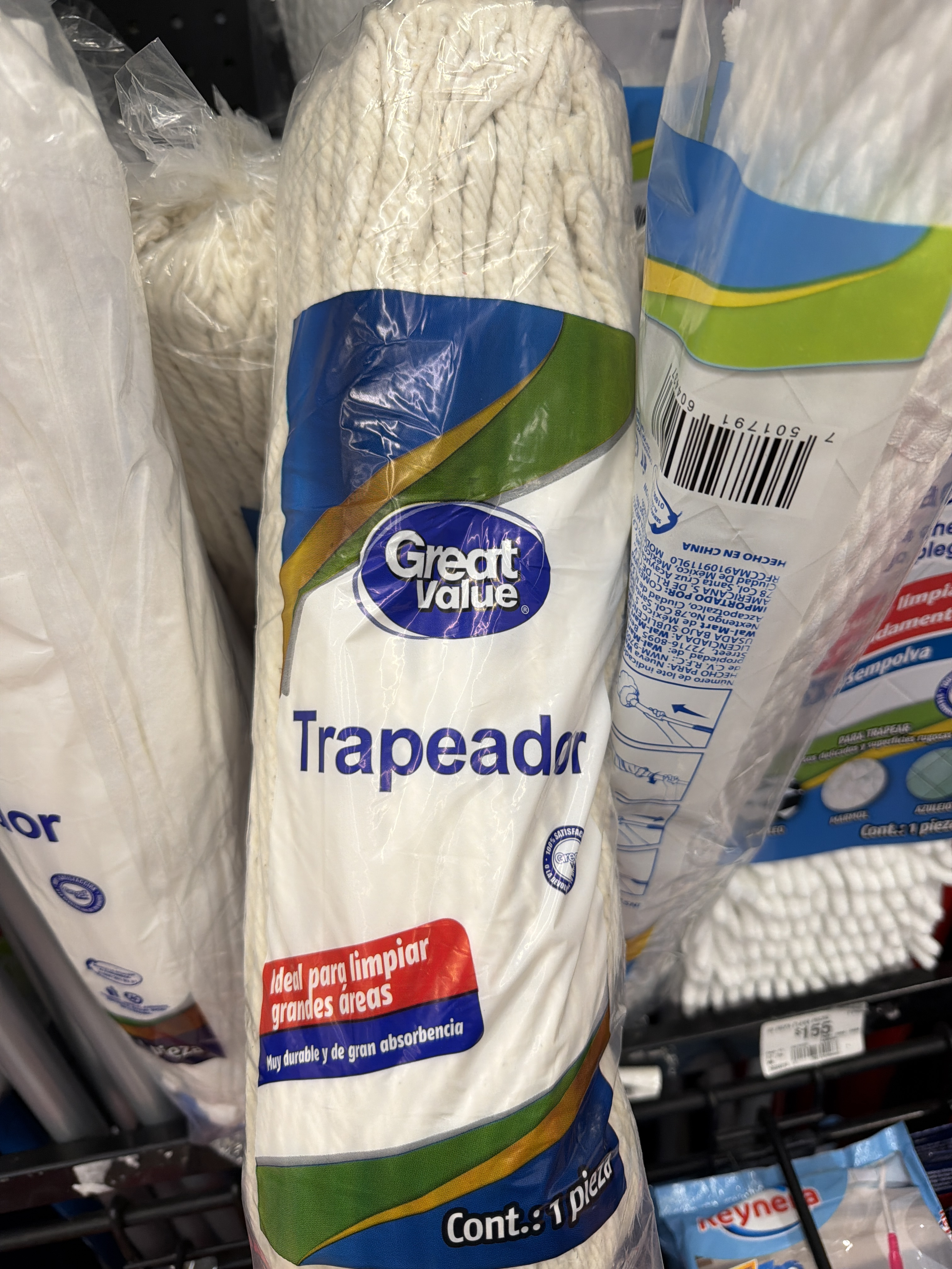 Trapeador mechudo Great Value - 0