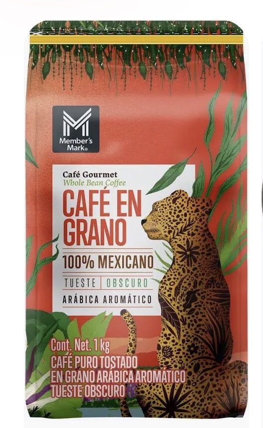 Cafe en grano Members Mark 1kg - 0