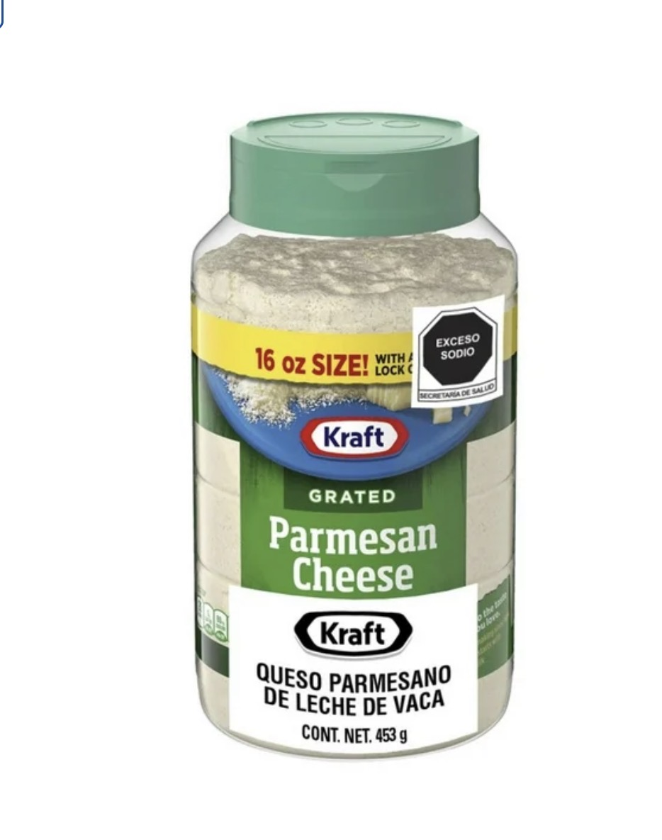 Queso Parmesano Kraft 453gr - 0