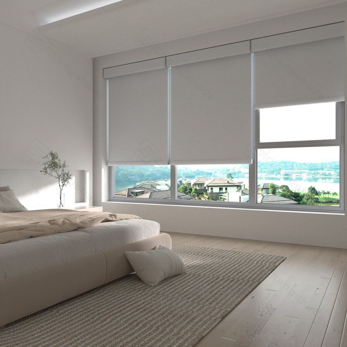 Smart motorized blinds with remote control technology