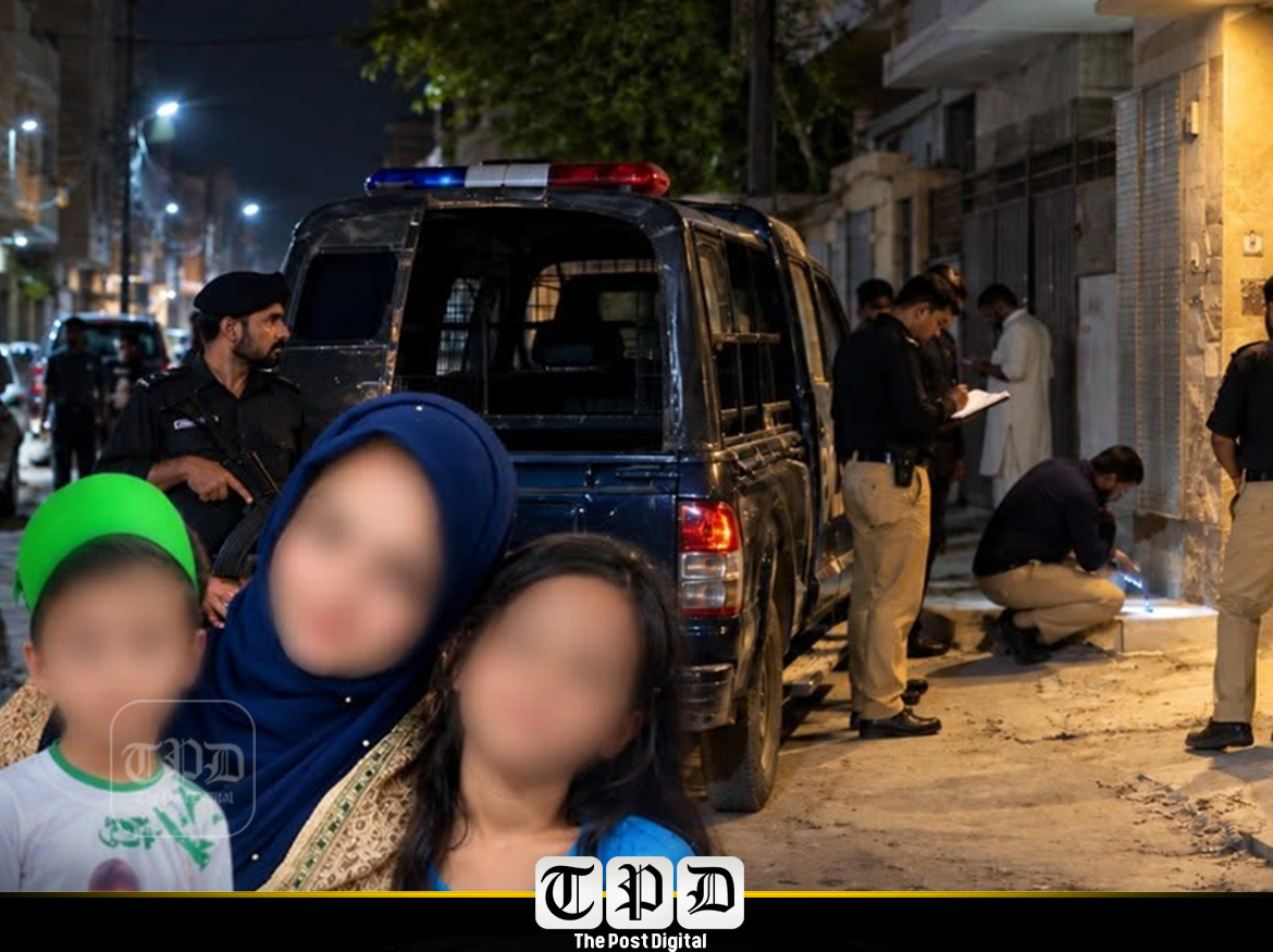 پولیس کے مطابق ملزم مقتولین کا سابق کرایہ دار اور قریبی جاننے والا تھا، ذاتی رنجش پر خاتون اور تین کمسن بچوں کو قتل کرنے کا الزام، مزید تحقیقات جاری