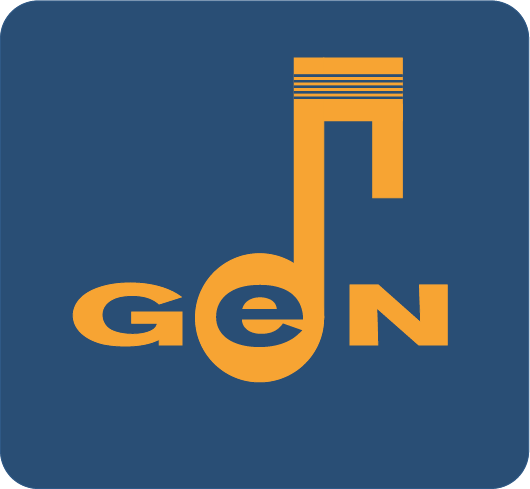 <strong>Music Exercises GENerator</strong> Logo