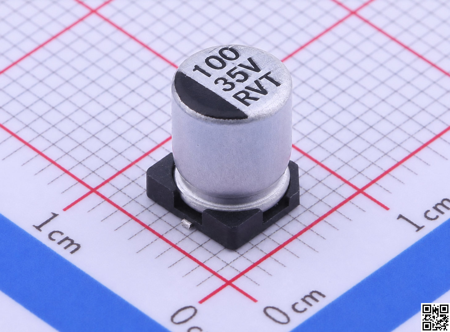 Tụ nhôm 100uF ±20% 35V SMD 6.3x7.7