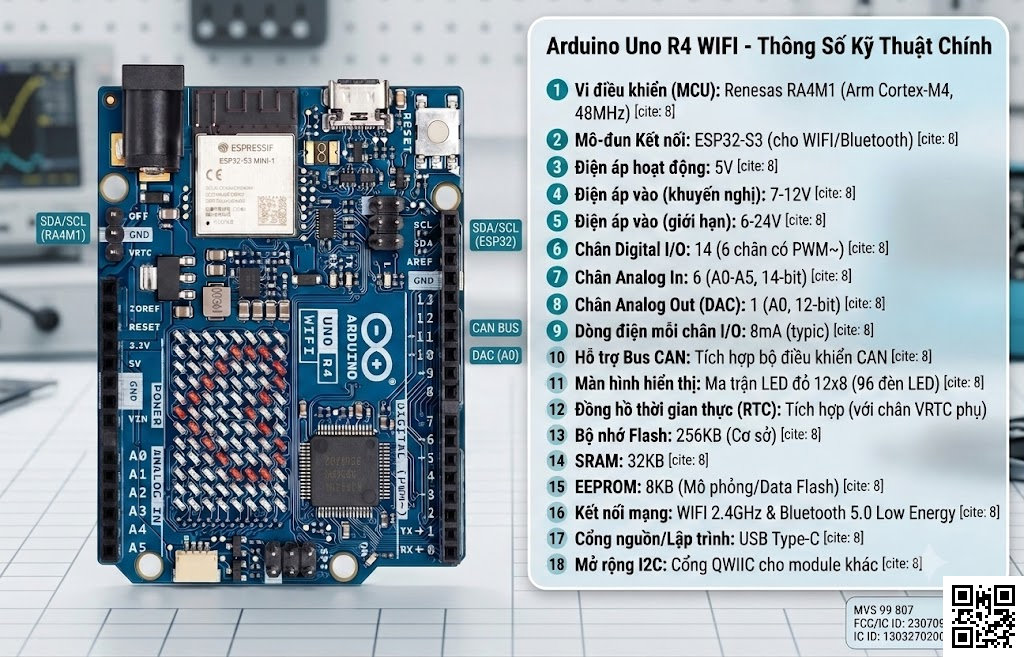 Arduino Uno R4 Wifi 