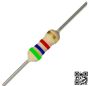 Điện trở 5.6 KOhm 14W 5% 4 vòng màu