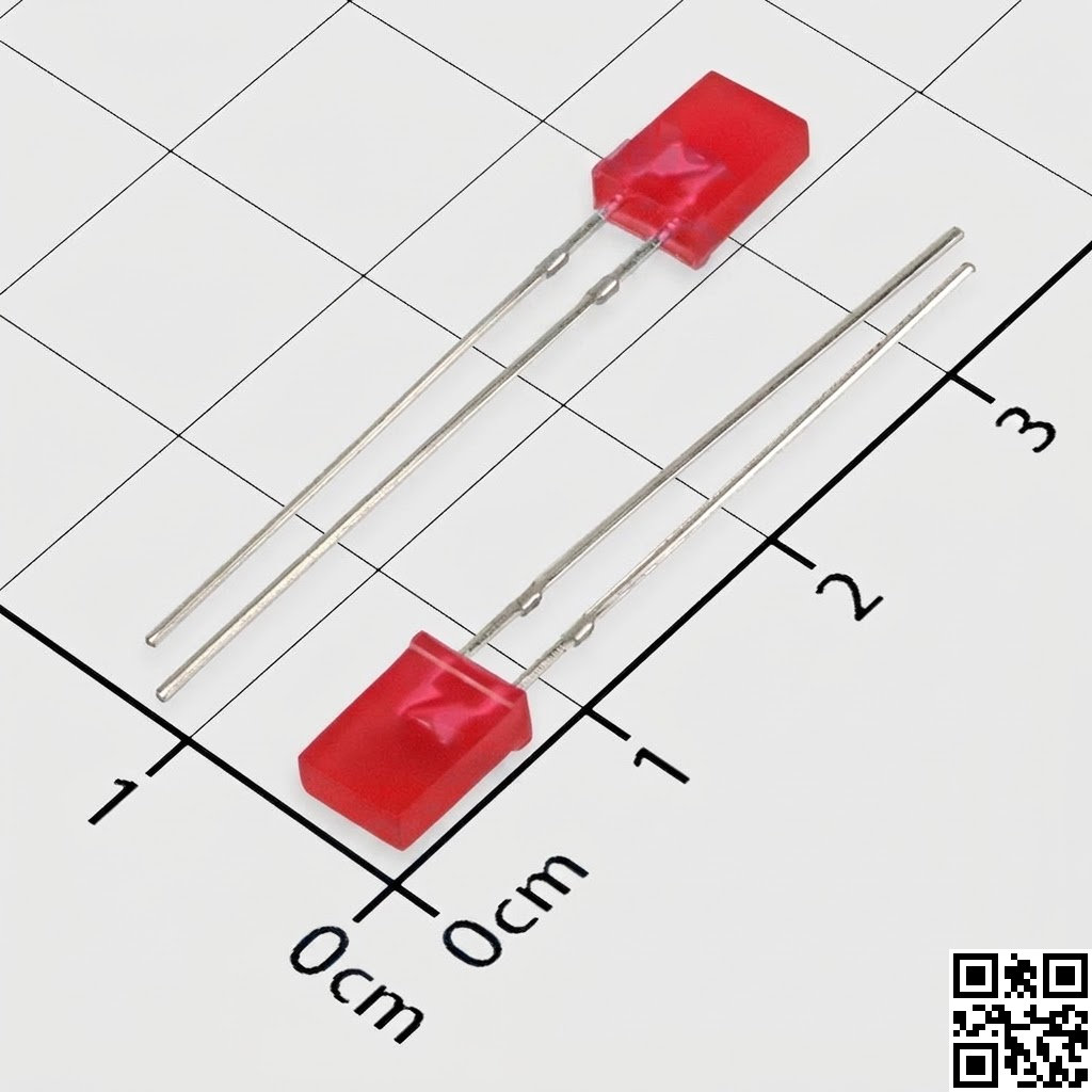 LED Đỏ Vuông 257