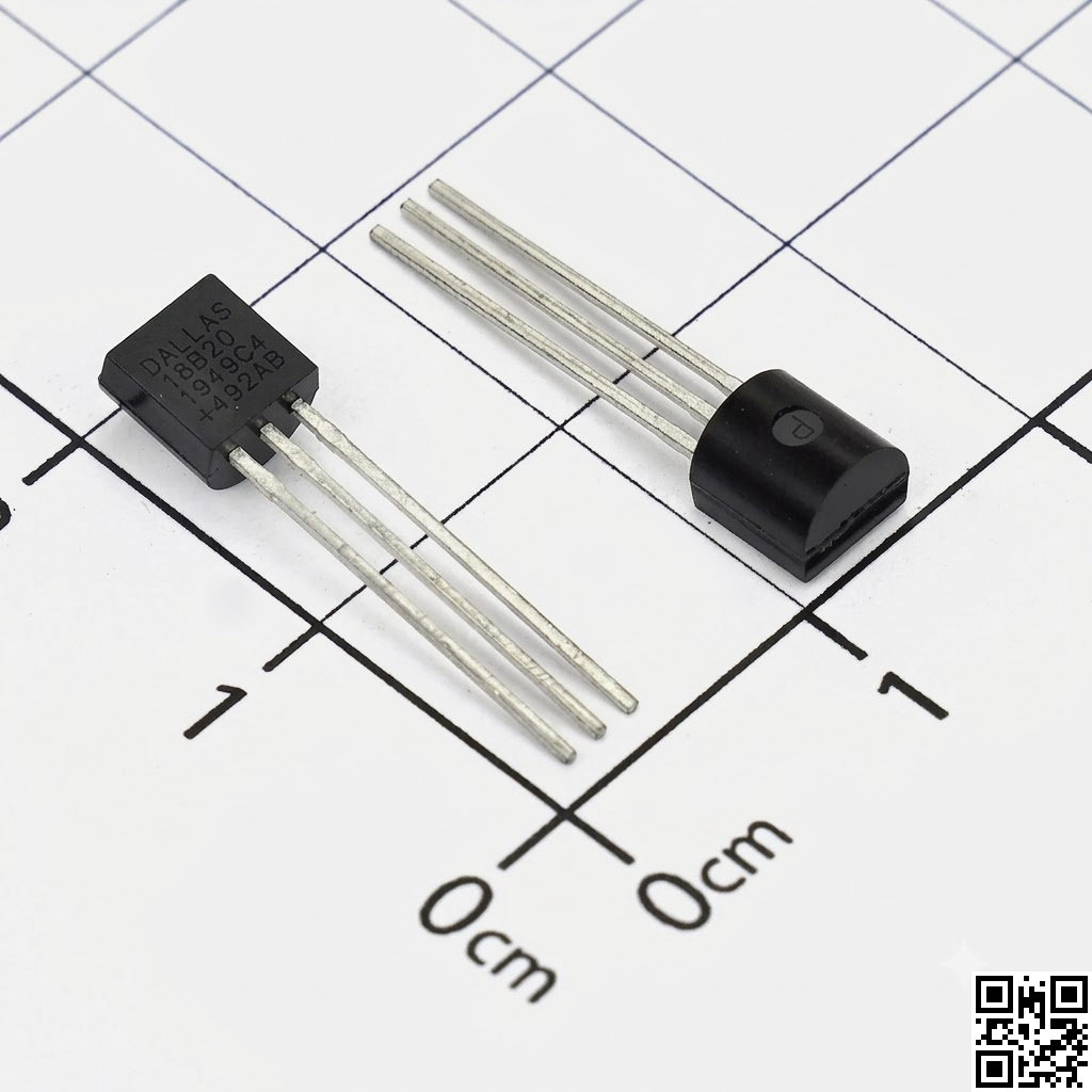 DS18B20 Cảm Biến Nhiệt Độ Số_Cảm biến nhiệt độ 1 dây có thể lập trình, -55°C to +125°C